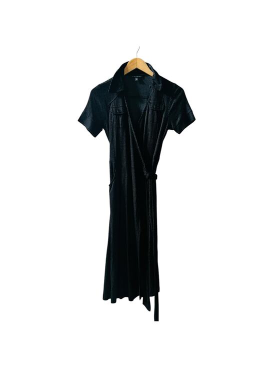 Banana Republic Dresses & Skirts - Banana Republic Black Polka Dot Wrap Dress Size XS